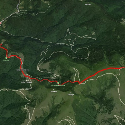 пол. Головчеська, через г. Петрос до с. Кваси
