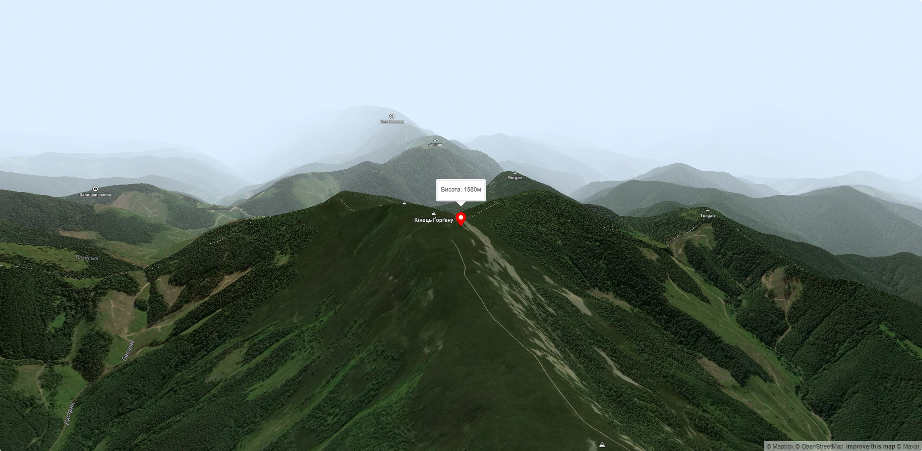 Гора Кінець Горгану