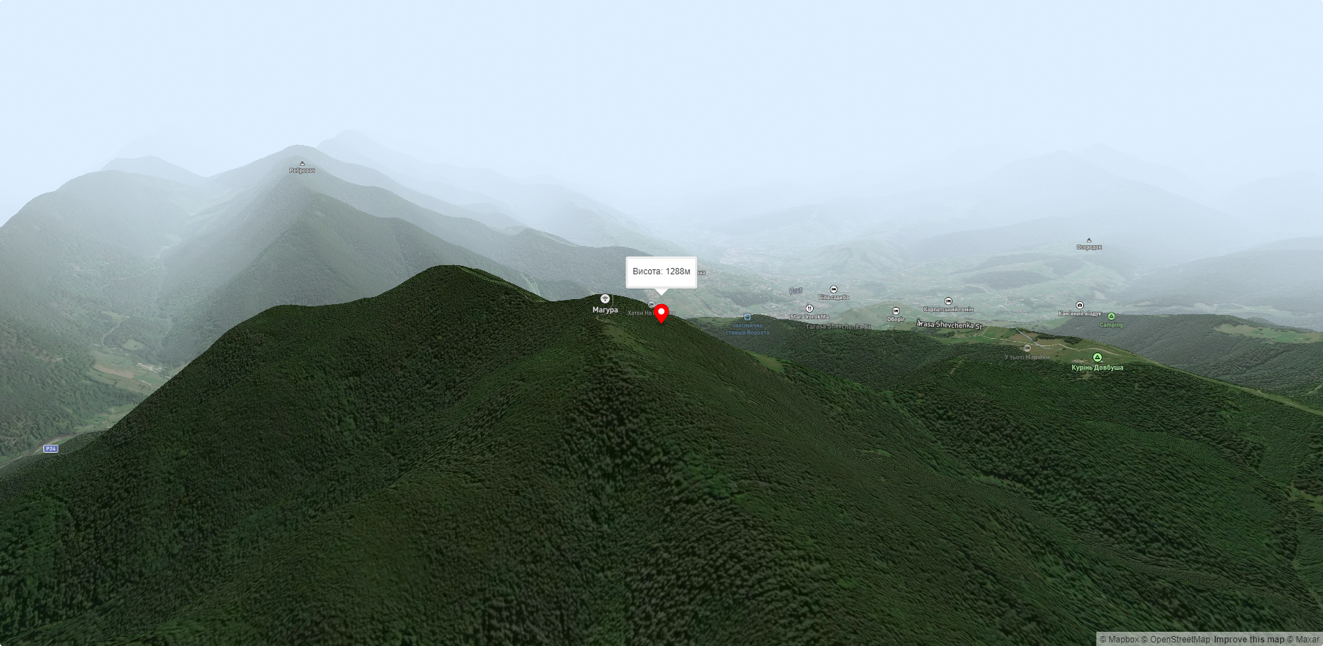 Гора Магура, Татарів