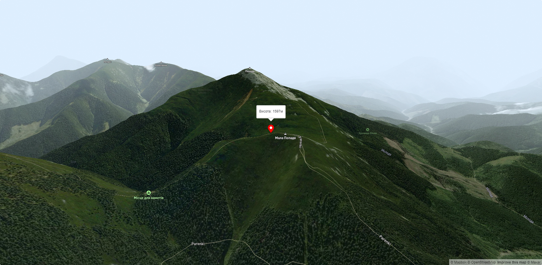 Гора Мала Попадя