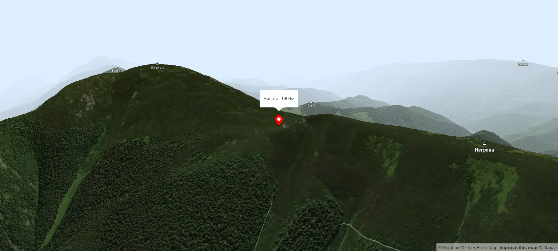 Гора Негрова