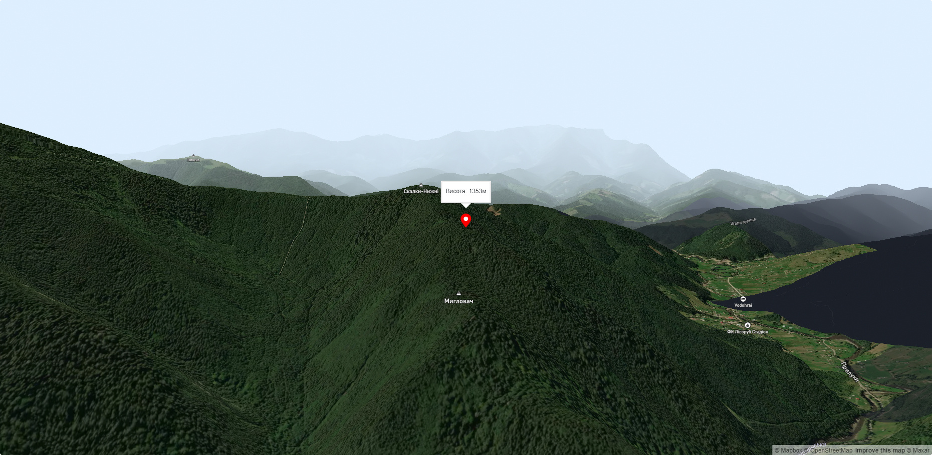 Гора Плоска, Бистриця