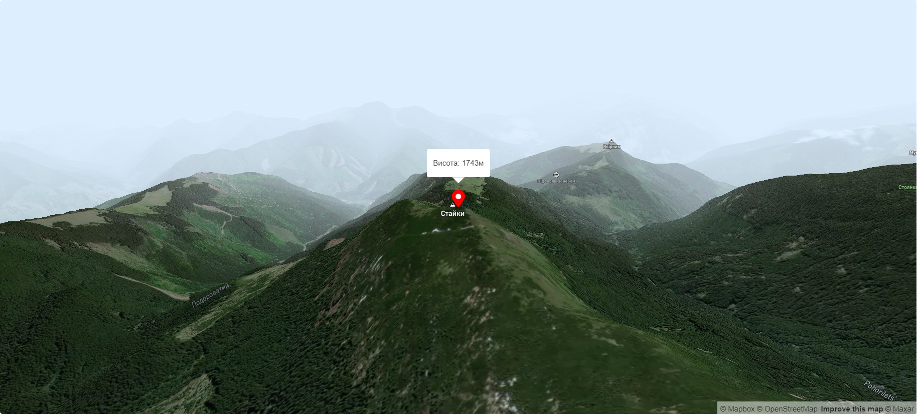 Гора Стайки