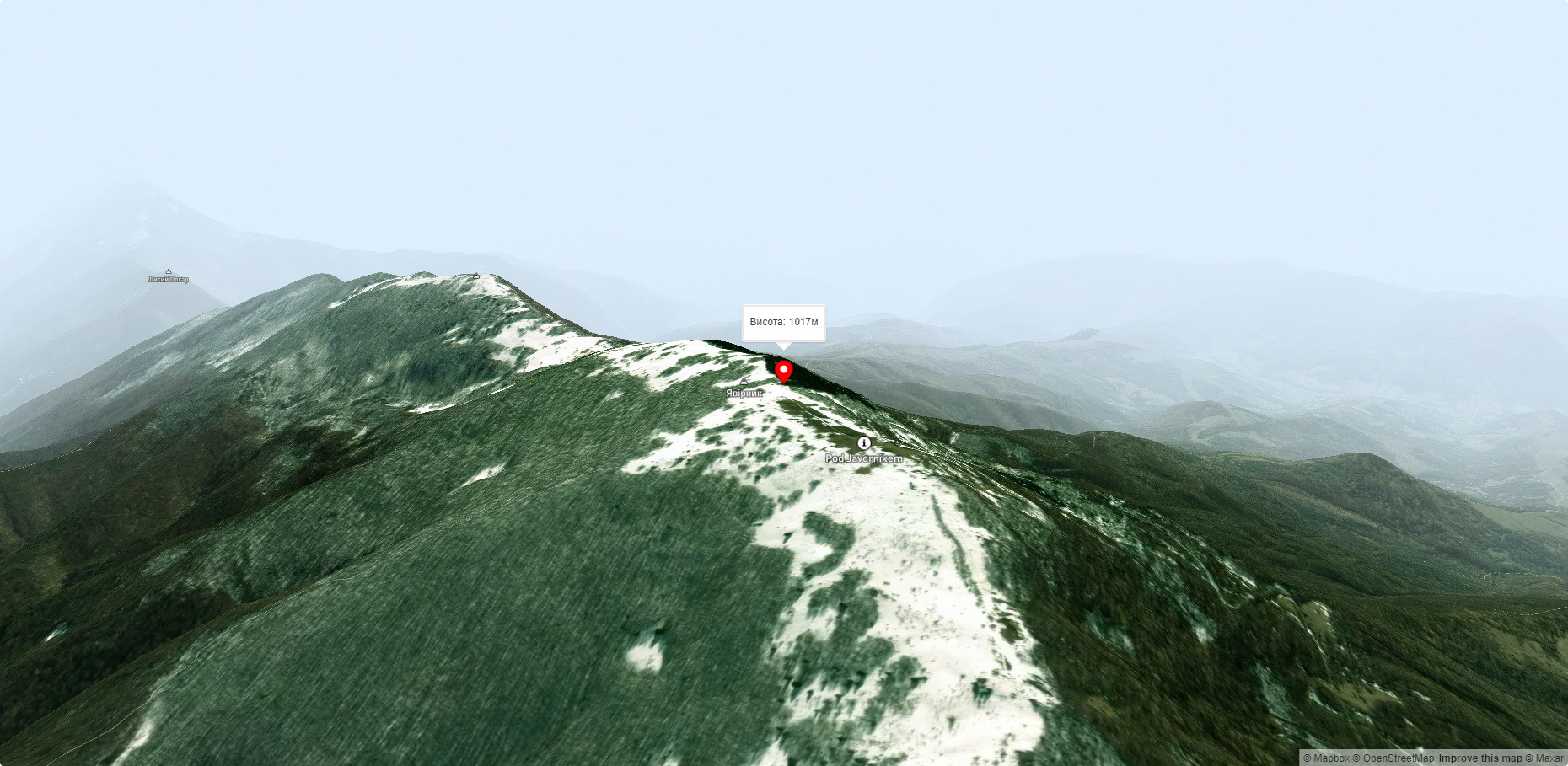 Гора Явірник