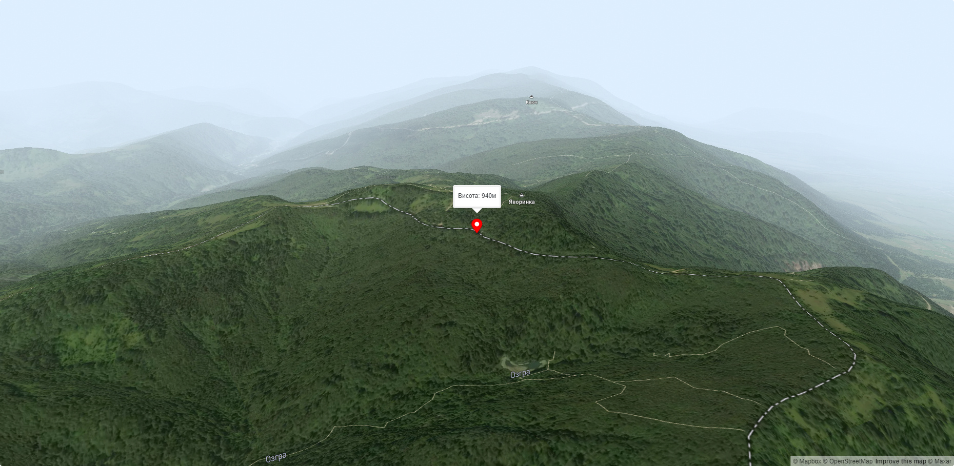 Гора Яворинка