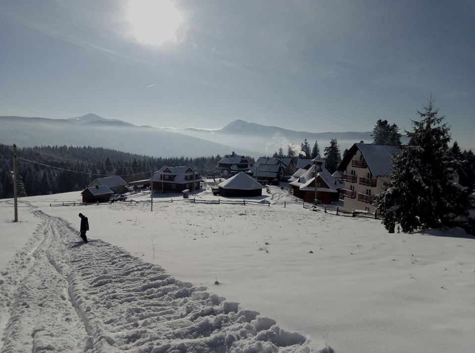 Садиба у Павла зимовий краєвид