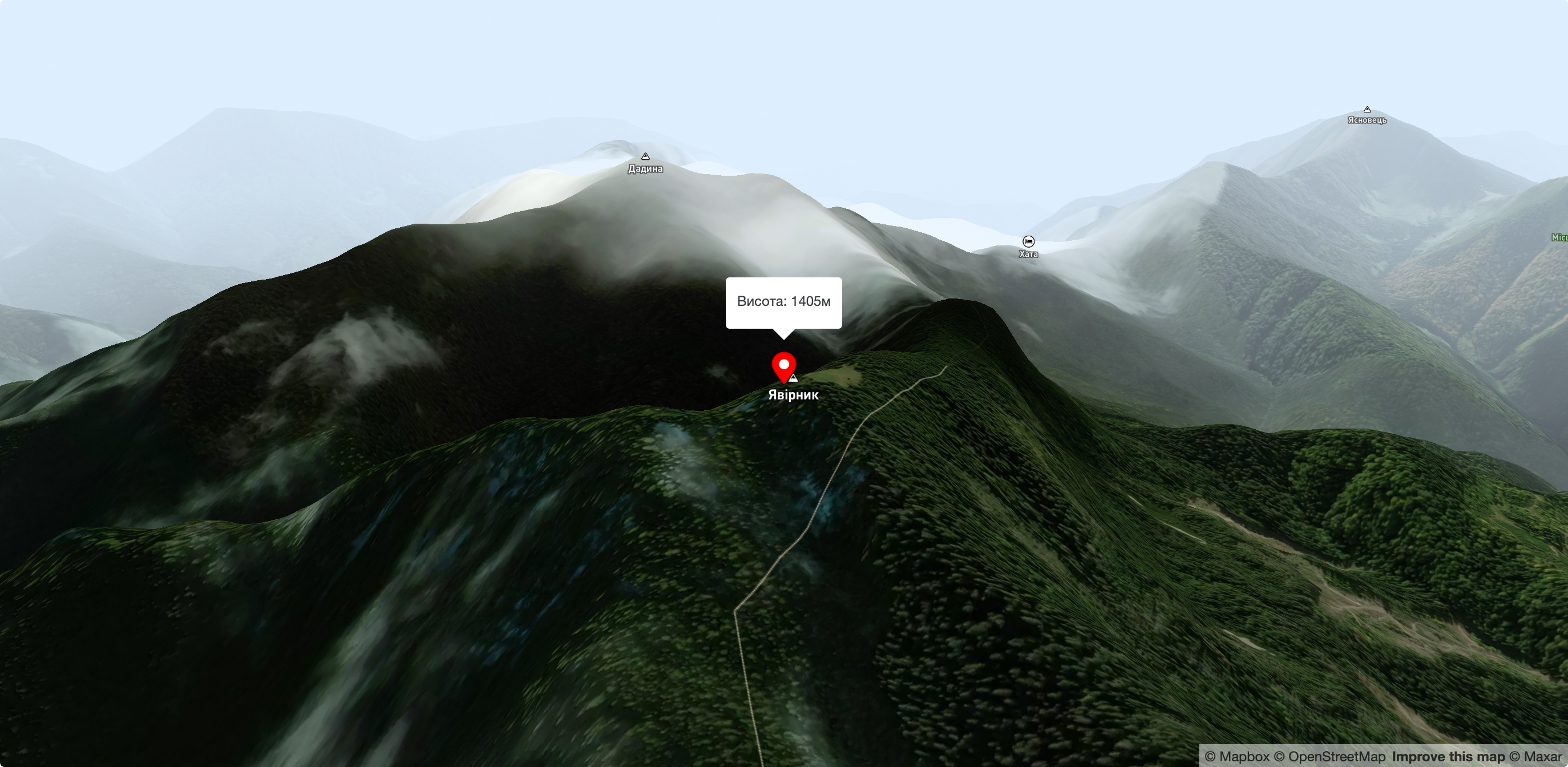 Гора Явірник