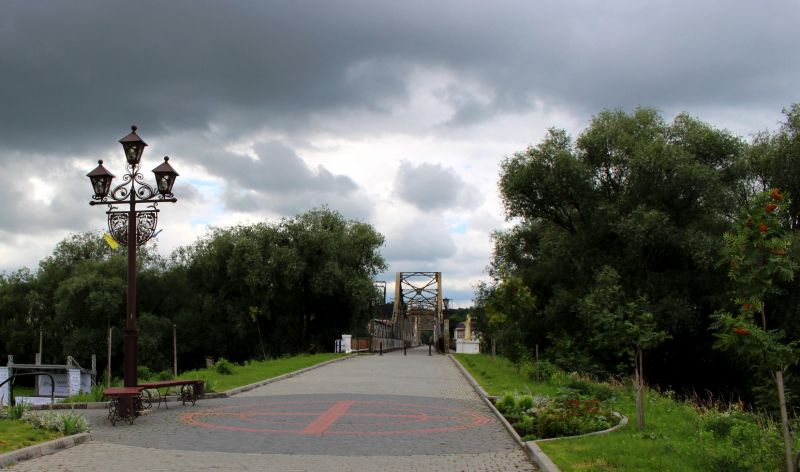 Металевий міст через Дністер, Галич