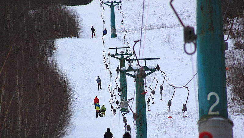 Гірськолижні витяги і траси курорту 'Синяк'