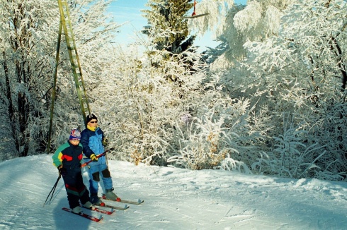 Гірськолижний витяг на горі Михалковій в Косові