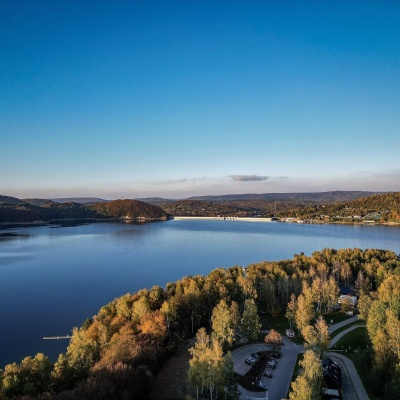 Lake Solina and the Solina Dam