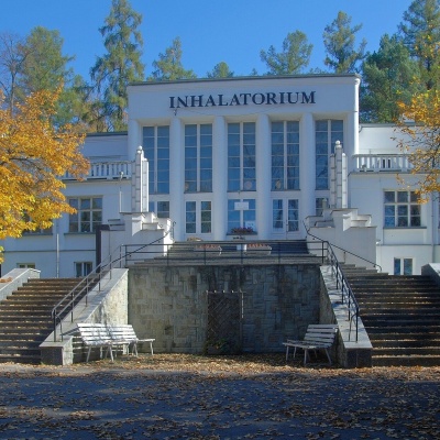 Szczawnica spa: pump room, waters and the Inhalatorium