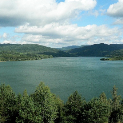Starina Reservoir in Poloniny National Park