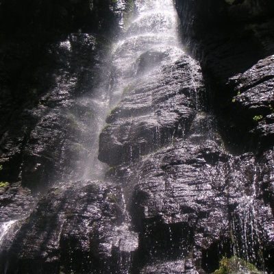 Bystrô waterfall on the Poľana volcano