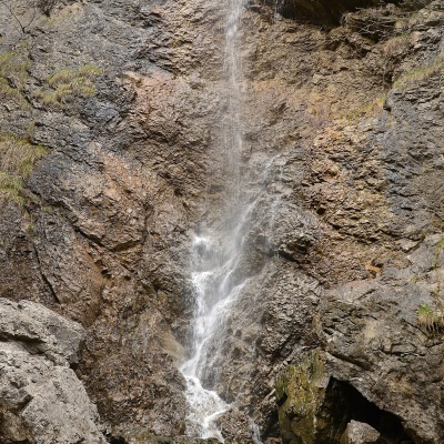 Červené piesky waterfall in the Prosiecka valley