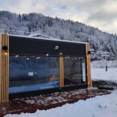 River Stone house