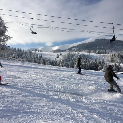 Ski Lifts and Trails of Eco-Resort 'Izky'