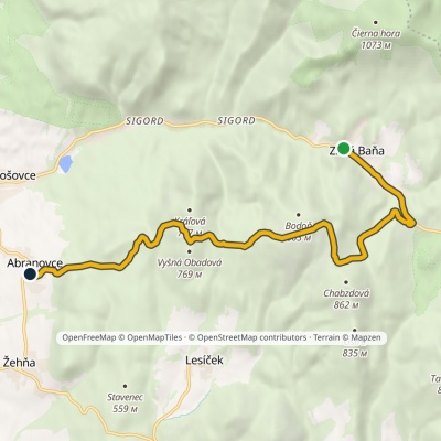Abranovce – Zlatá Baňa