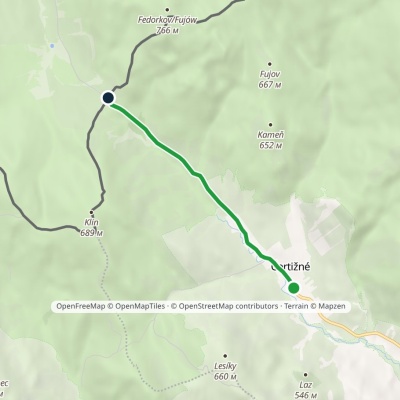 Čertižné – Beskid Pass above Czeremcha
