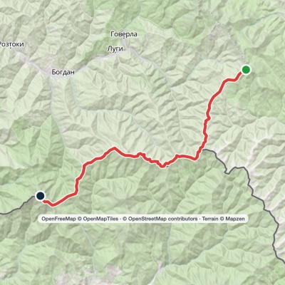 Mount Pip Ivan Chornohirskyi, via Mount Stih and Mount Mala Nenieska to Mount Pip Ivan Marmaroskyi