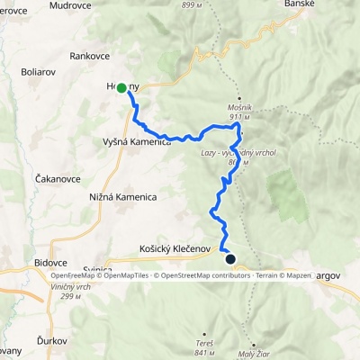 Herľany – Dargov Pass