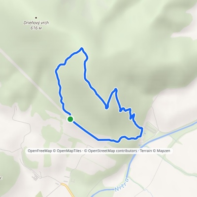 Chalmová, kąpielisko – Chalmová, kąpielisko, pętla