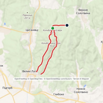 Kolybovskyi Verkh – loop trail
