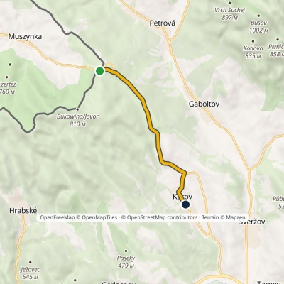Kurov – Kurovské Saddle, State Border