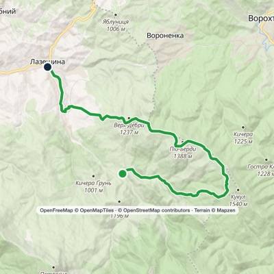 Lazeshchyna – Mount Kukul – Lazeshchyna
