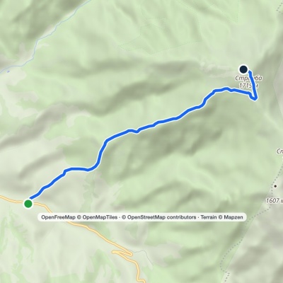 To Mount Strymba