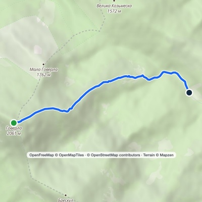 Zaroslyak base – Mount Hoverla