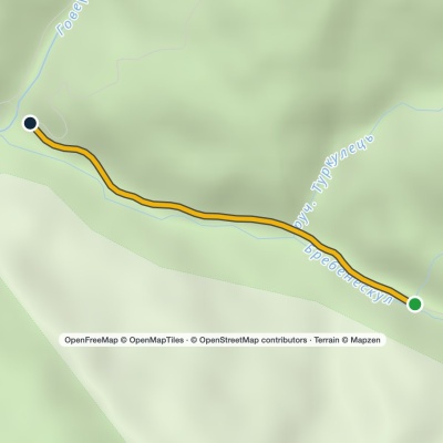 Hoverla village – Mount Brebeneskul