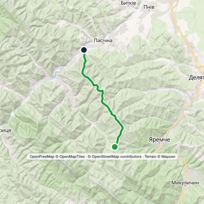 Pasichna village – Pereslop Pass
