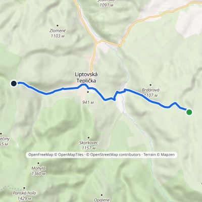 Przełęcz pod Doštianką – Doštianky, owczarnia