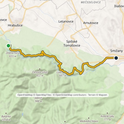 Smižany, przystanek – Hrdlo Hornádu