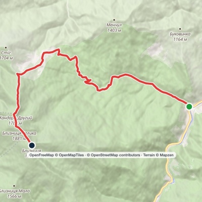 Yasinia, via Dragobrat to Mount Blyznytsia