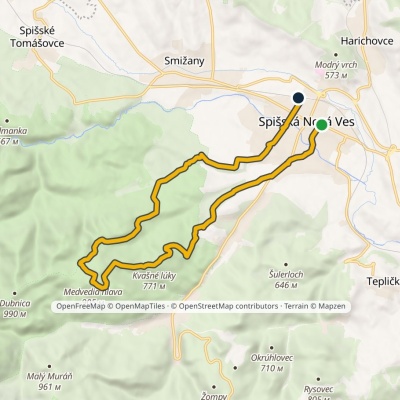 Спішська Нова Весь, площа – Спішська Нова Весь, станція
