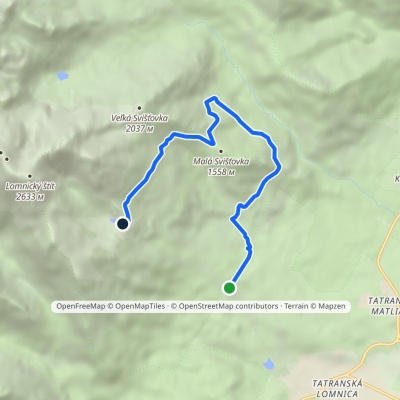 Start – Łomnicki Staw