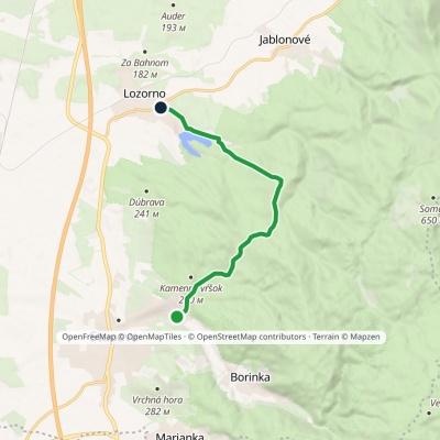 Stupava, Obora górna – Lozorno
