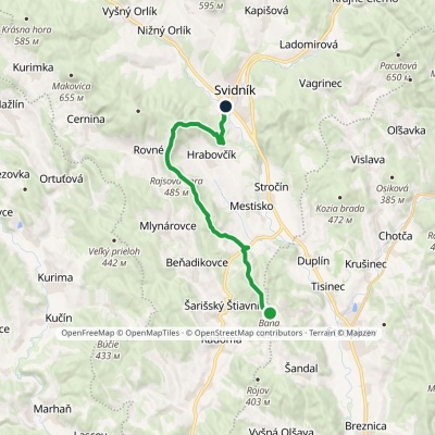 Svidník – Baňa
