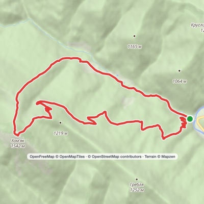Uroczysko Żeniec – góra Chomiak – uroczysko Żeniec