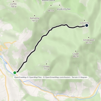 Wisła Nowa Osada – Wierch Gościejów (Sporówka)