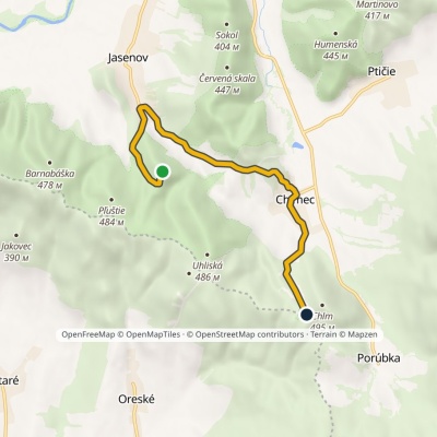 Jasenov, pod zamkiem – Chlm