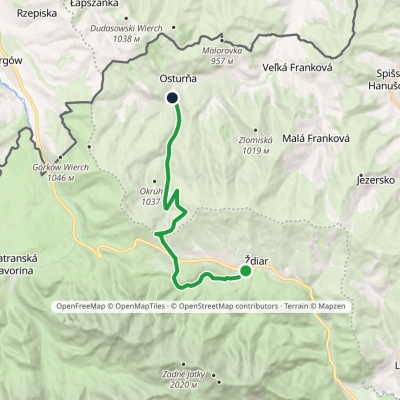 Ždiar, Tatra – Osturňa, Pod Bystrou Doliną