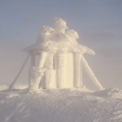 Snow-covered St. John of Montenegro