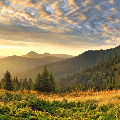 The Carpathian Mountains are a large mountain system in Central and Eastern Europe — 3