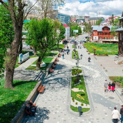 Трускавець - один з найвідоміших бальнеологічних курортів
