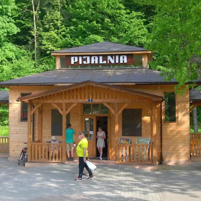 Rymanów-Zdrój: pijalnia, wody Tytus i Klaudia, tężnia