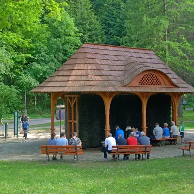 Rymanów-Zdrój: pijalnia, wody Tytus i Klaudia, tężnia — 2