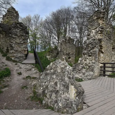Sobień Castle ruins — 3